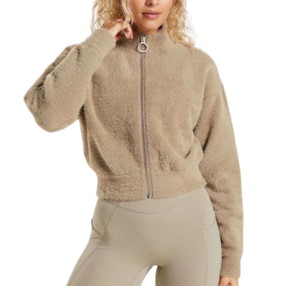 Gymshark x Whitney Simmons Whitney eyelash knit jacket Size Medium